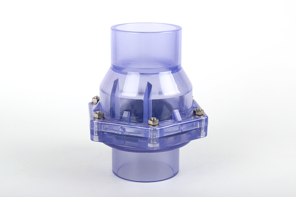 富川透明翻板式止回阀